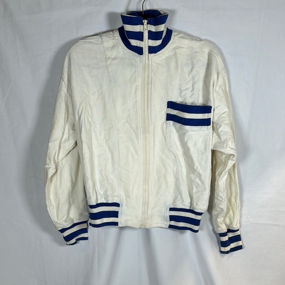 Boston Traders Blue and White Jacket - Picture 1 of 6